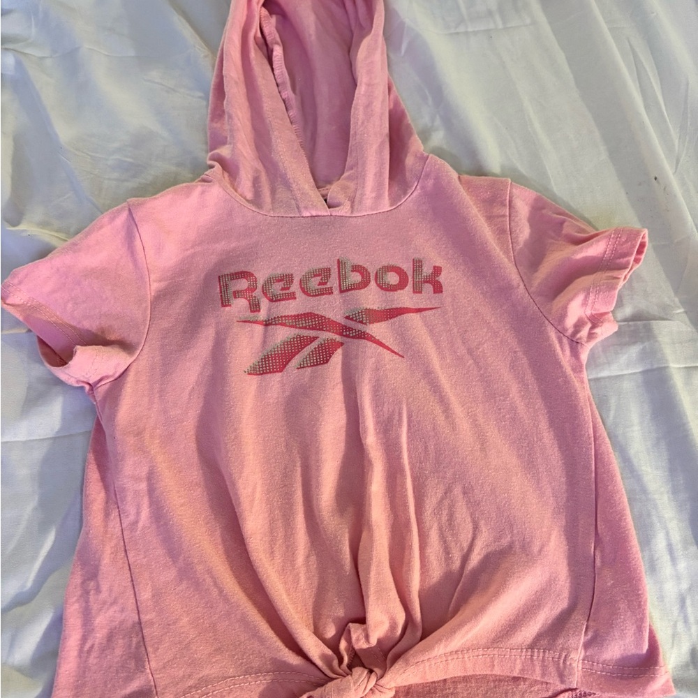 Reebok Kids Pink Hoodie T-Shirt